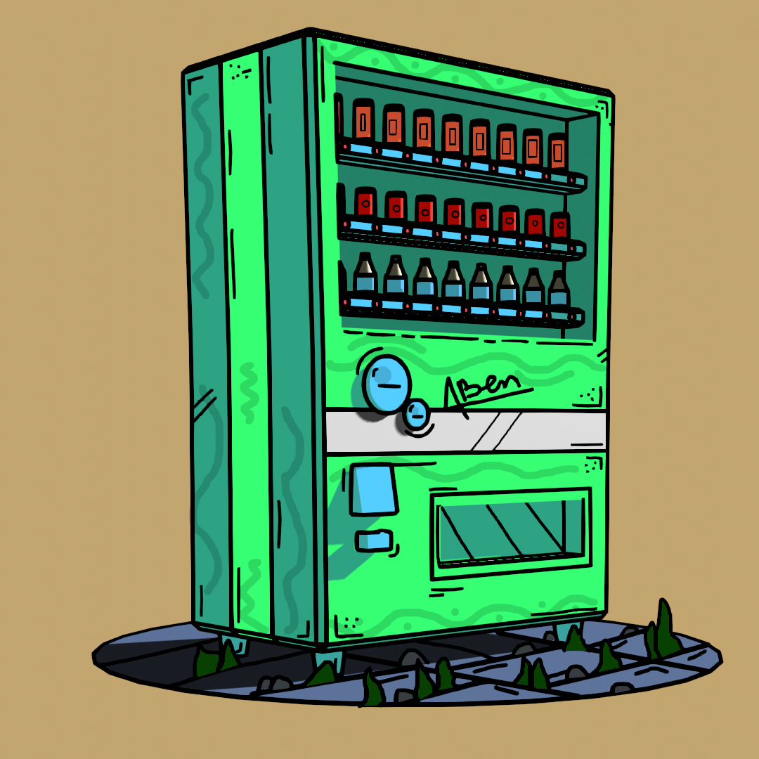 destrubuteur 3D modeling design test just for fun