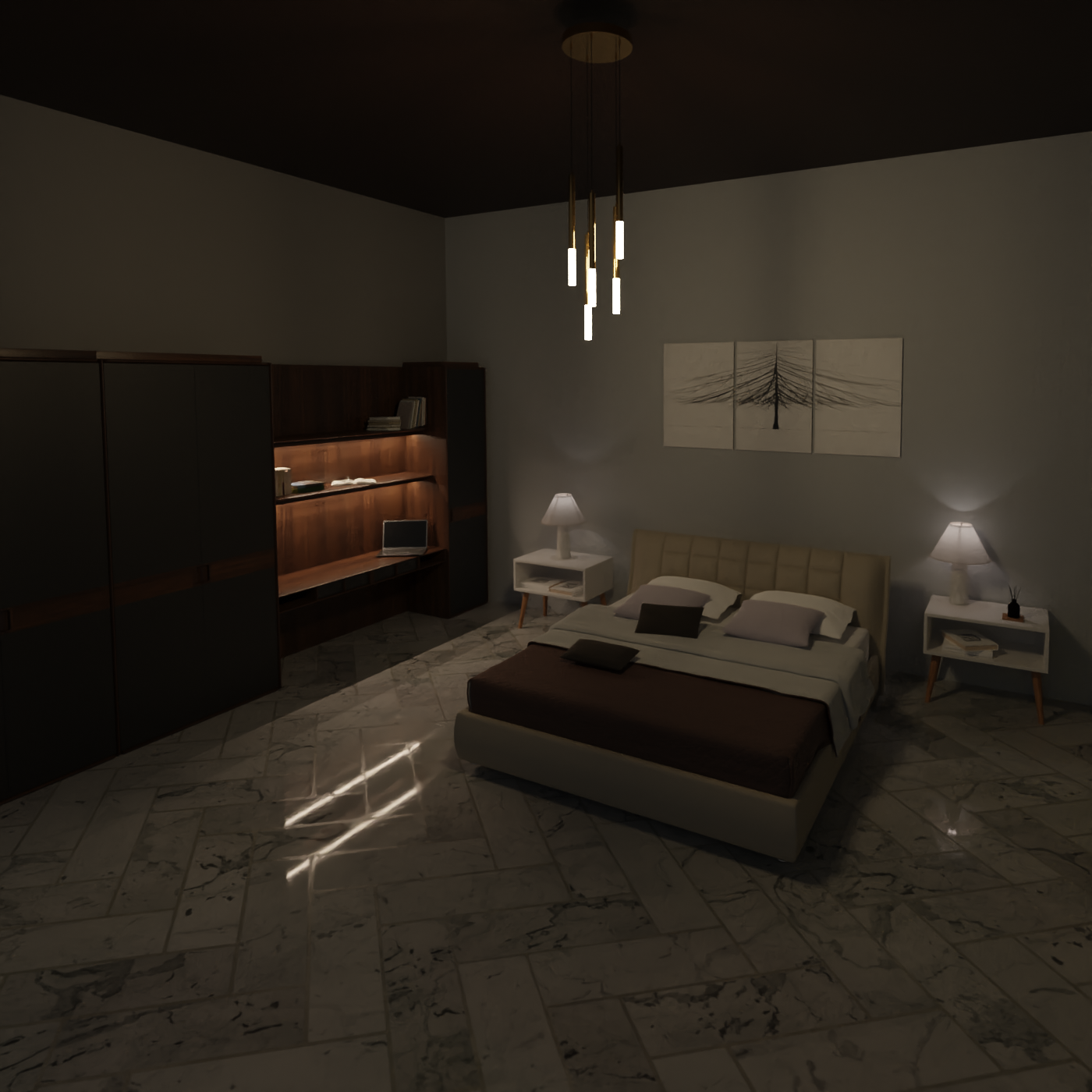 3D Room -3D design modeling test just for fun