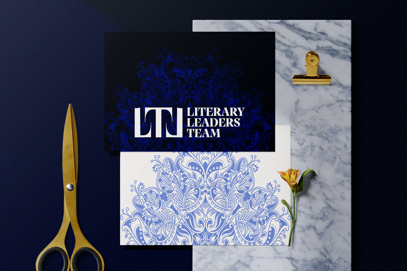 Non profit youth club 'Leterary Leaders Team' branding design